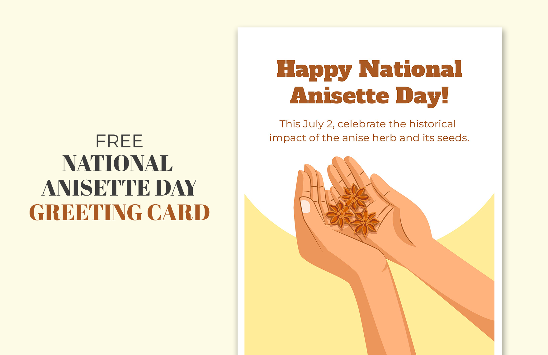 National Anisette Day Greeting Card