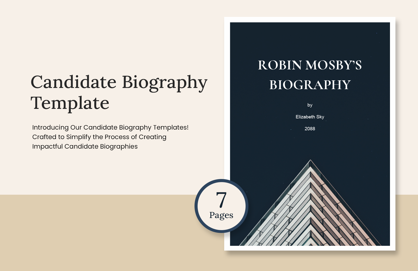 Candidate Biography Template