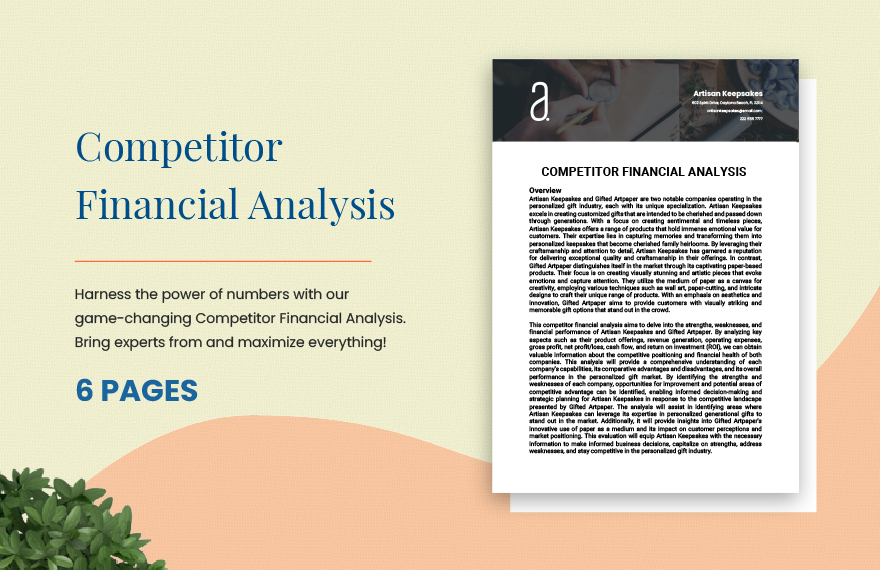 Competitor Financial Analysis