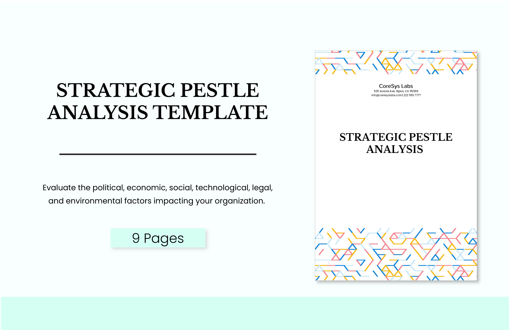PESTLE Analysis Template In Word Google Docs Download Template PESTLE Analysis Template In Word Google Docs Download Template