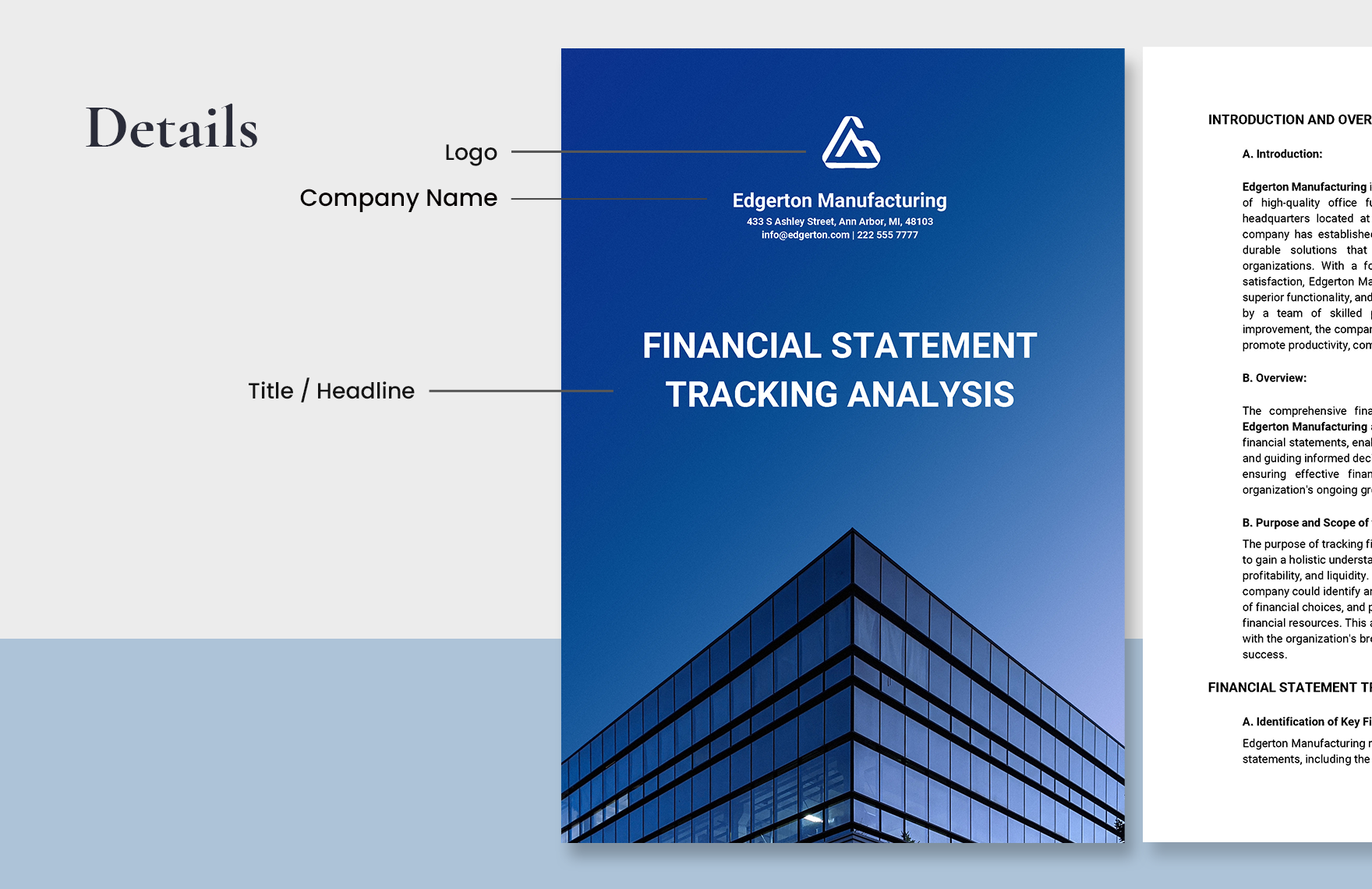 Financial Statement Tracking Template