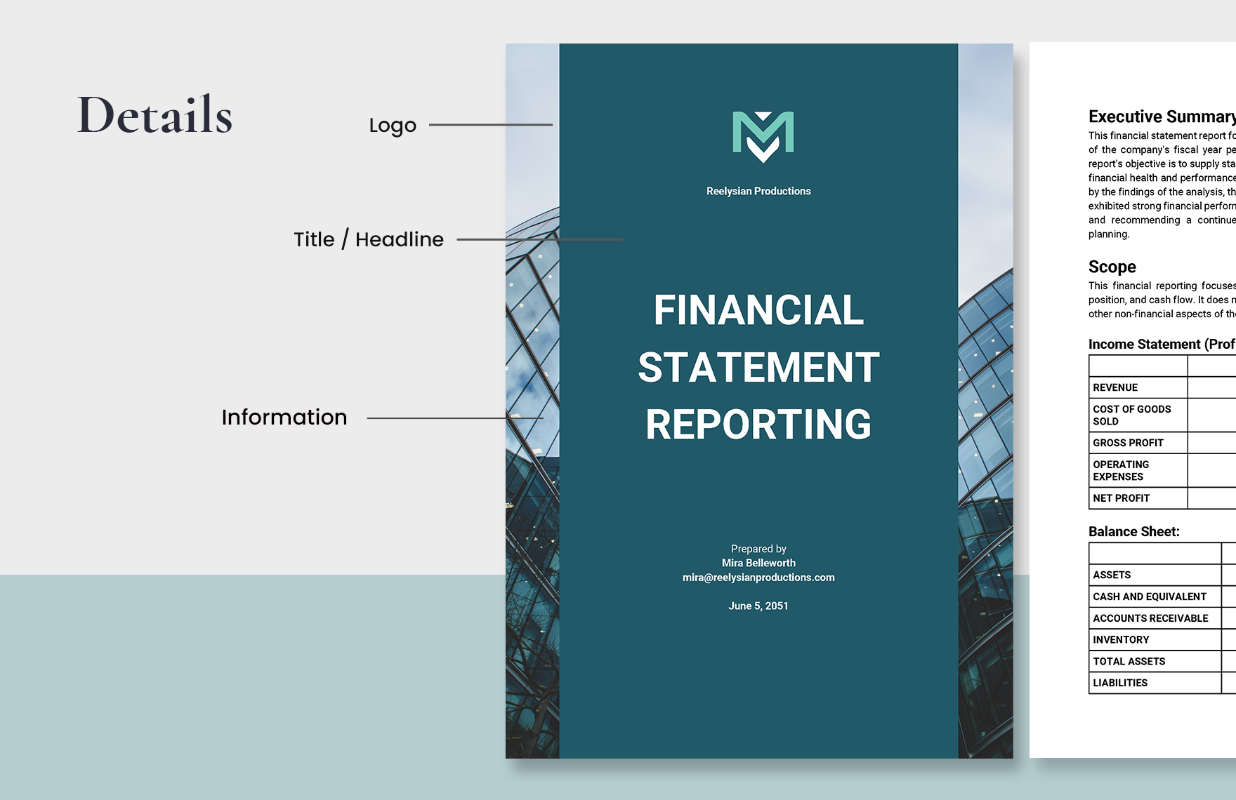Financial Statement Reporting Template