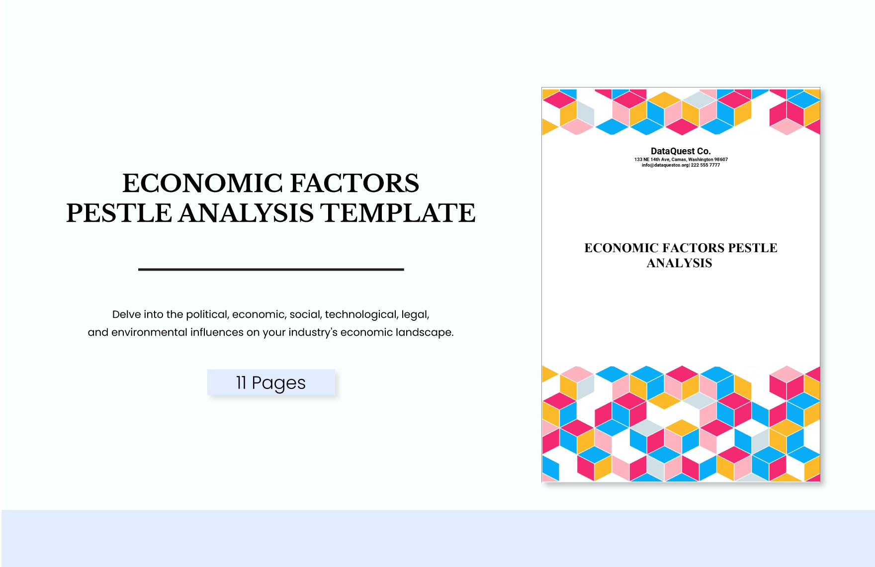 Economic Factors PESTLE Analysis Template