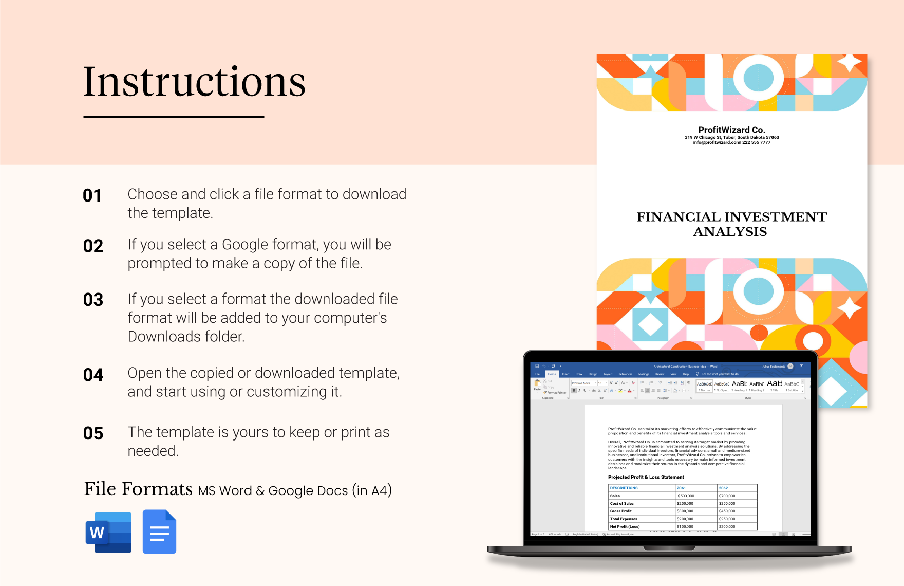 Financial Investment Analysis Template