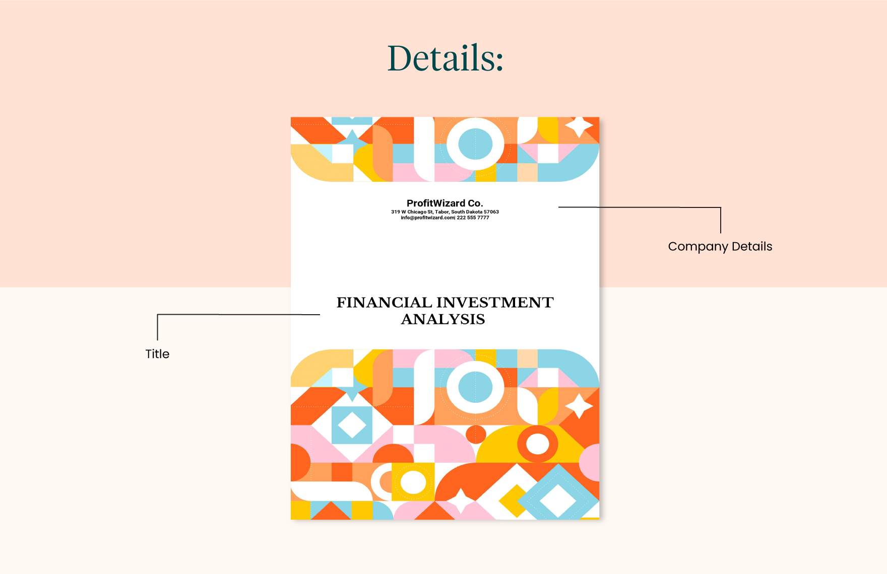 Financial Investment Analysis Template