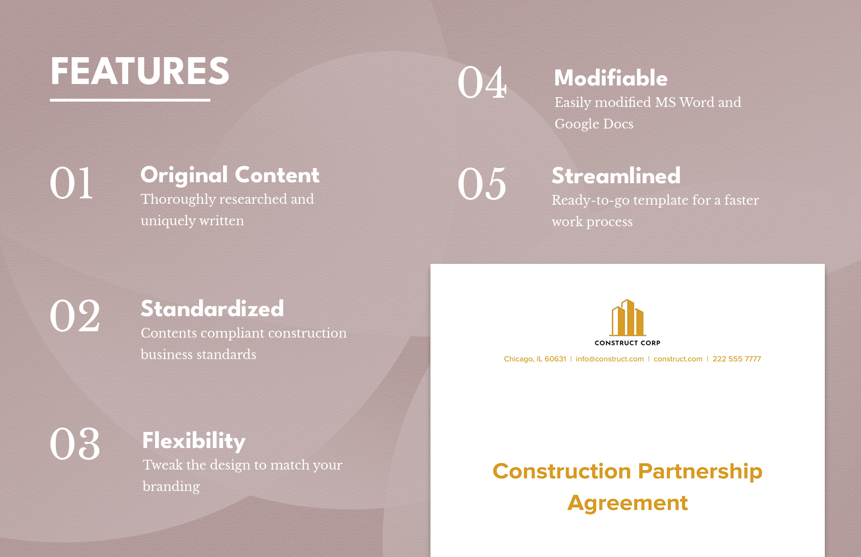 Construction Partnership Agreement