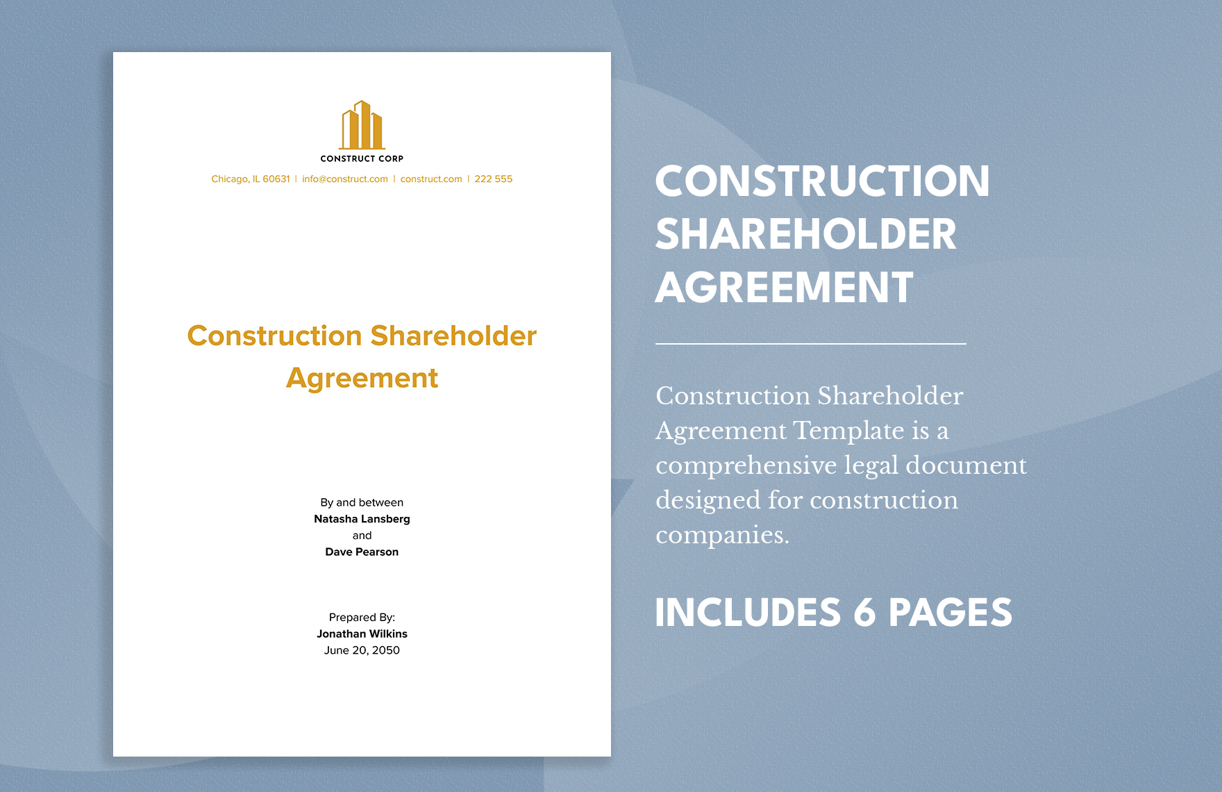 Construction Shareholder Agreement