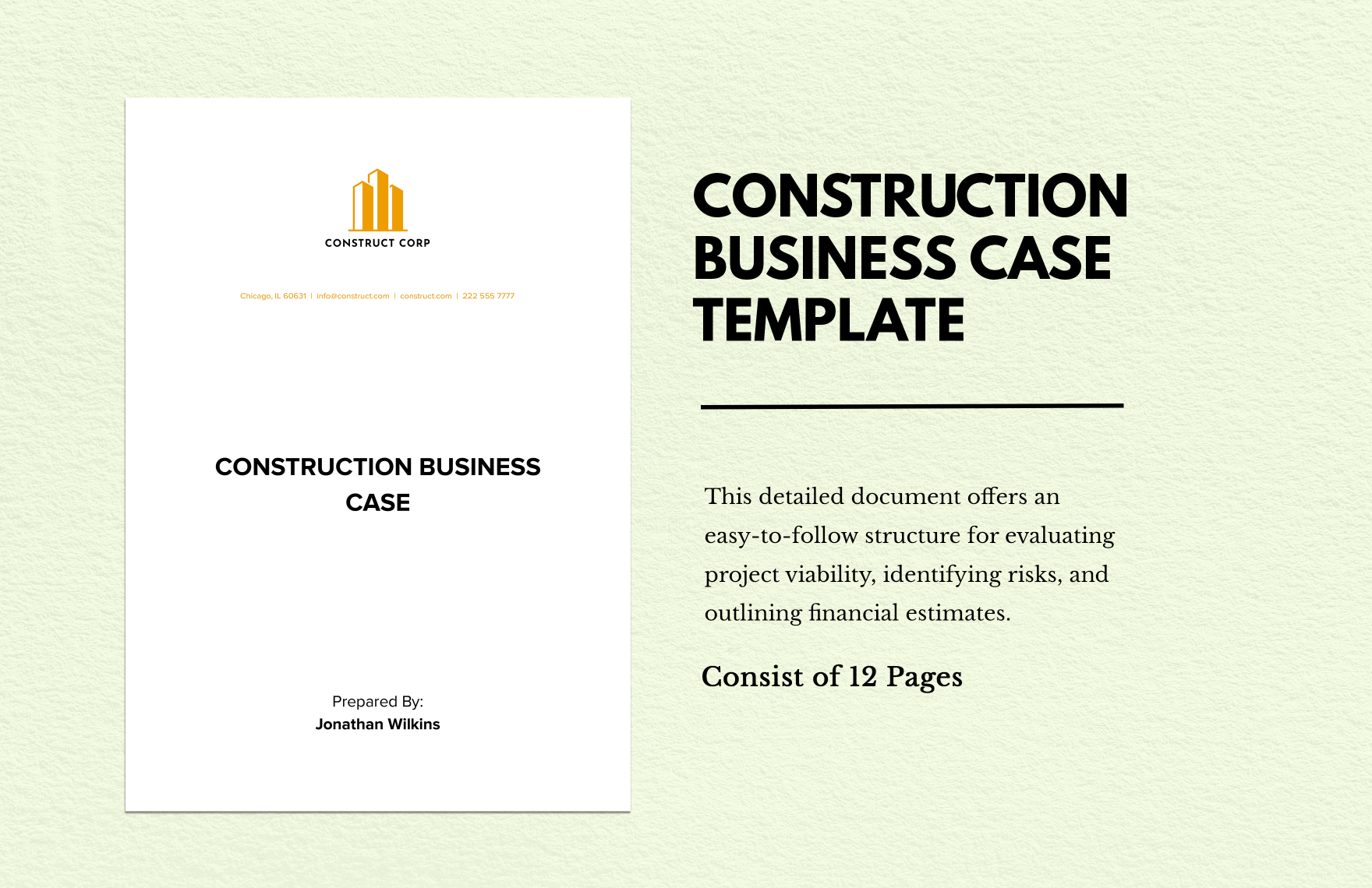 Construction Business Case 