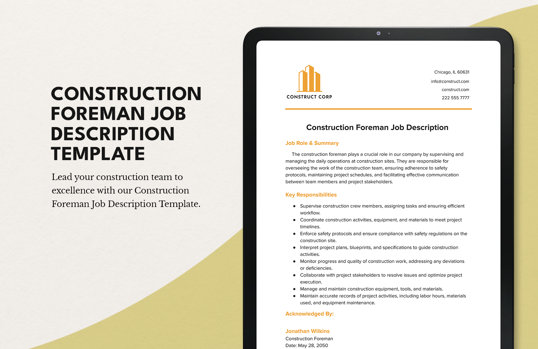 construction-site-word-templates-design-free-download-template