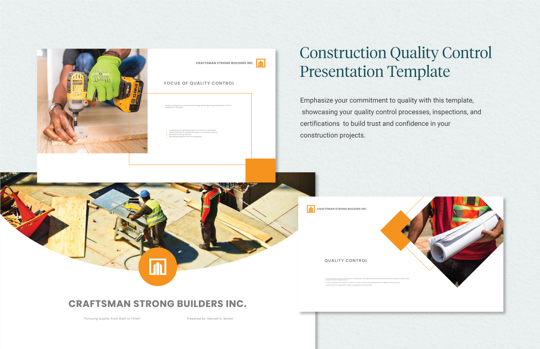 10+ Construction Presentations Template Bundle