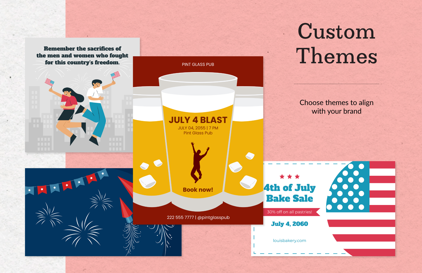 4th of July Template Bundle