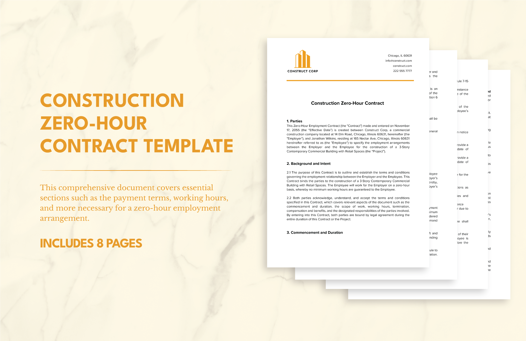 Editable Employment Contract Templates In Word To Download Editable Employment Contract Templates In Word To Download