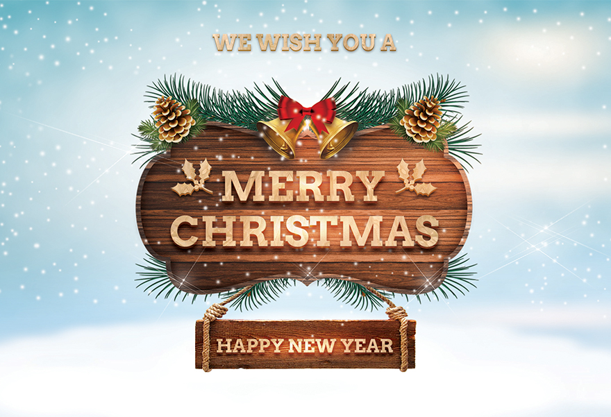 Sample Christmas Greeting Card Template