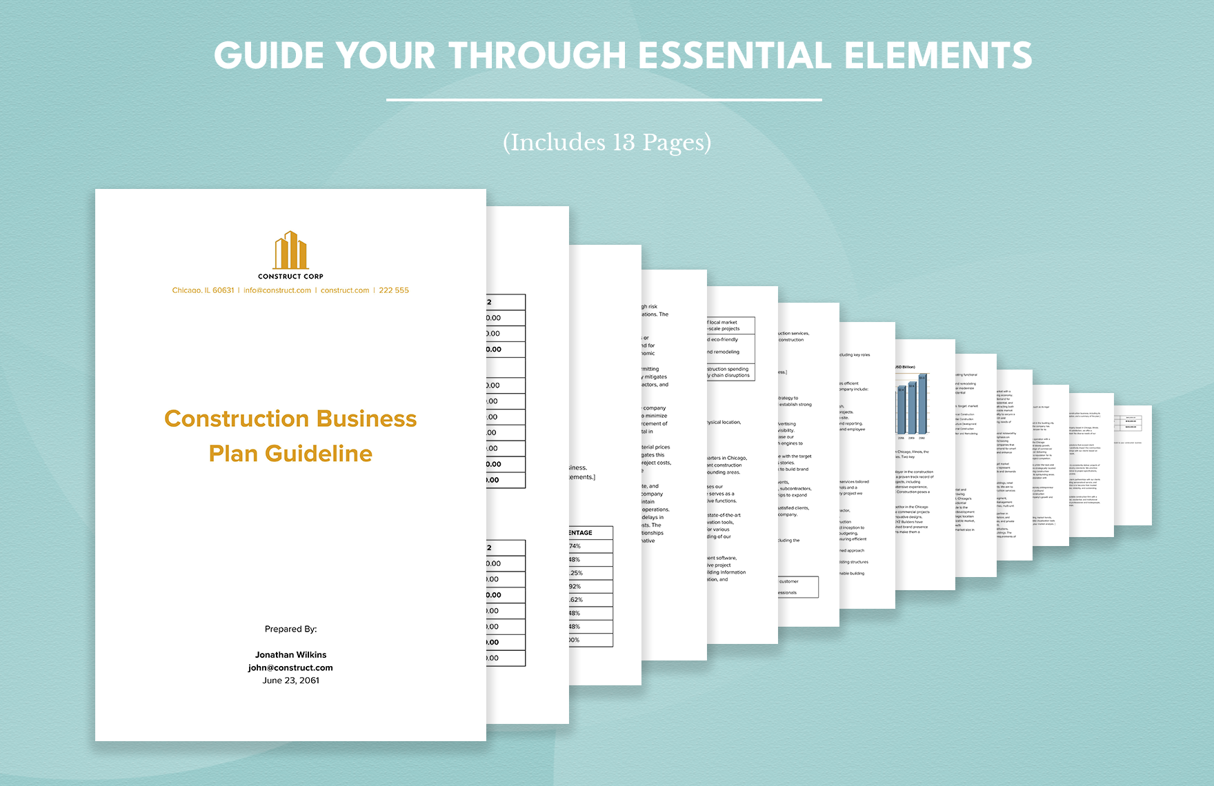 Construction Business Plan Guidelines
