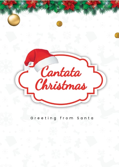 Free Santa Christmas Greeting Card Template.jpe