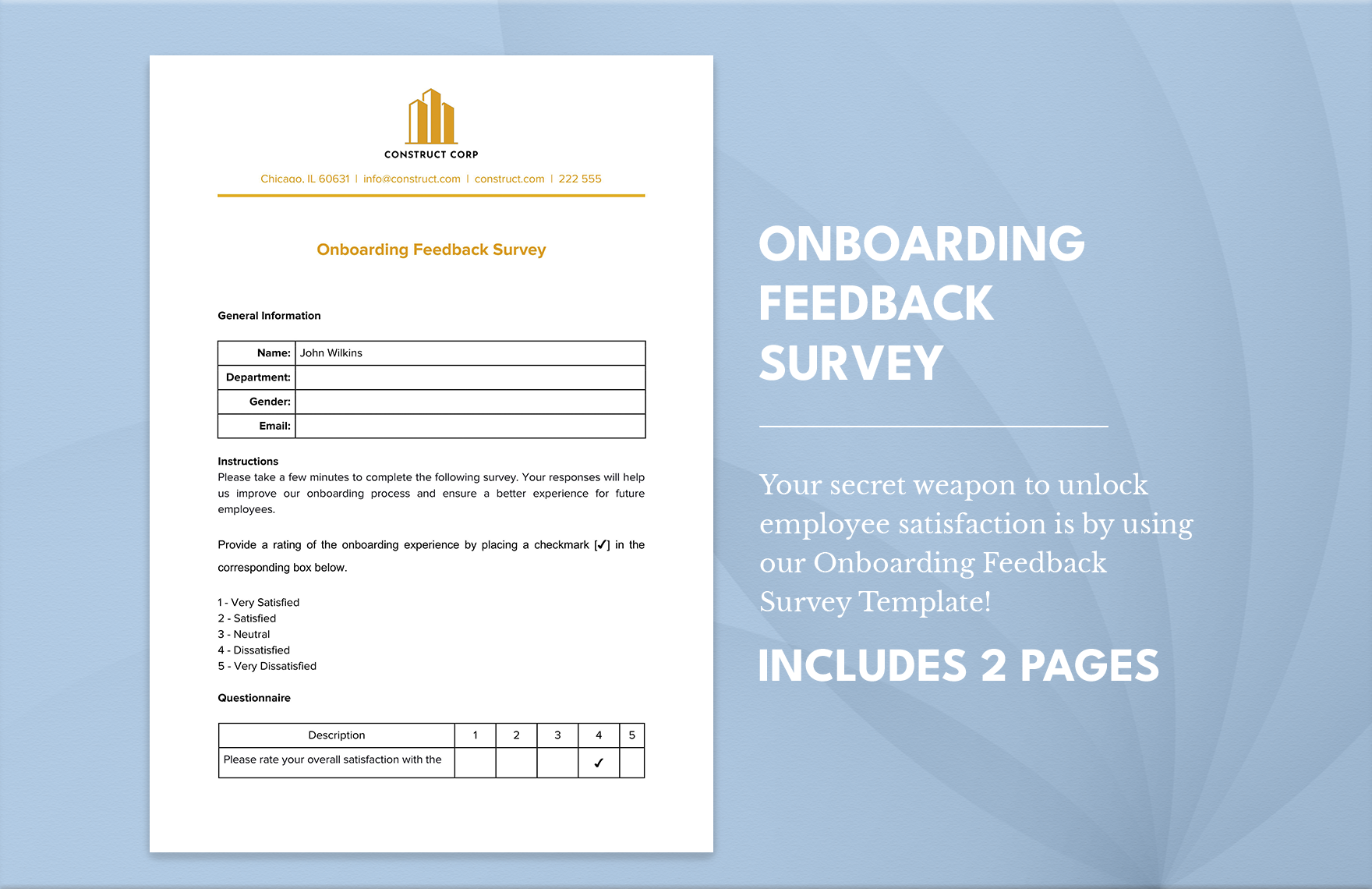 Onboarding Feedback Survey