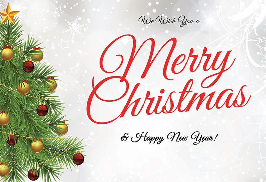 Christmas And New Year Greeting Card Template Download In Word PSD 