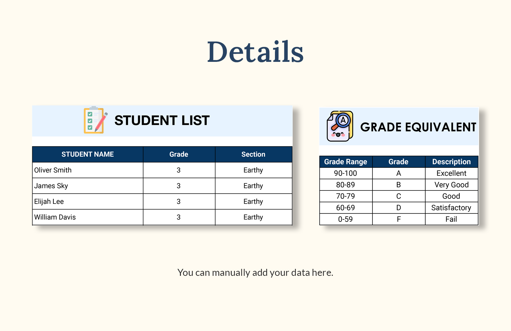 Grade Projection Calculator Template Google Docs, Excel