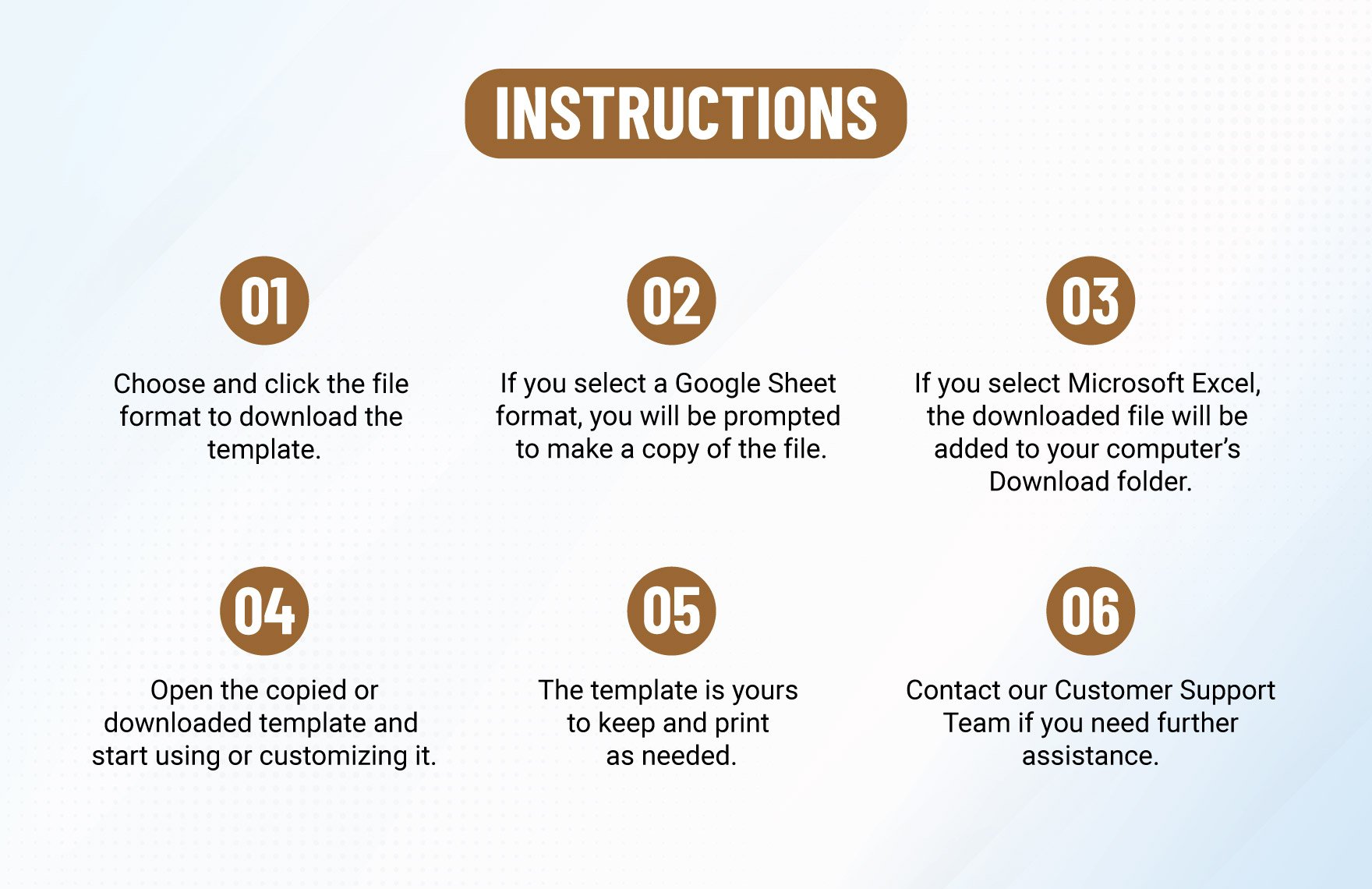 5-Year Construction Financial Projection Template