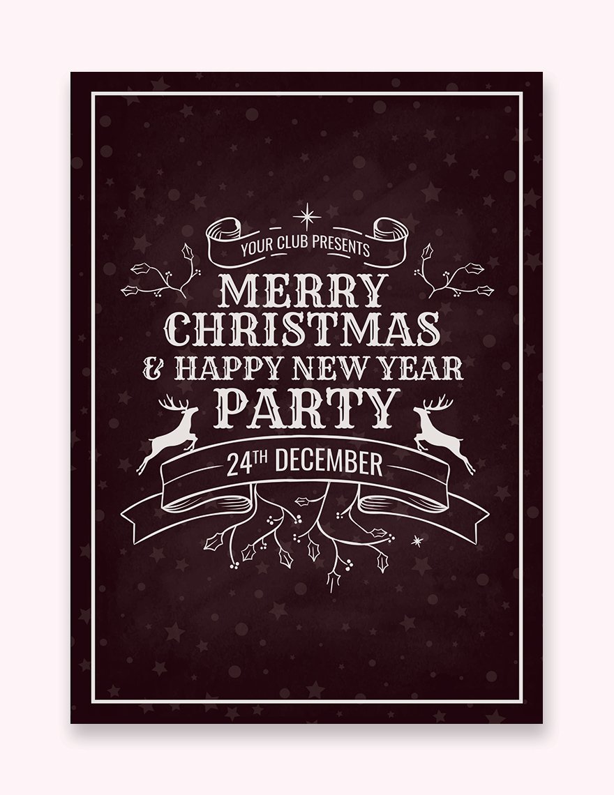 Christmas Party Invitation Card Download