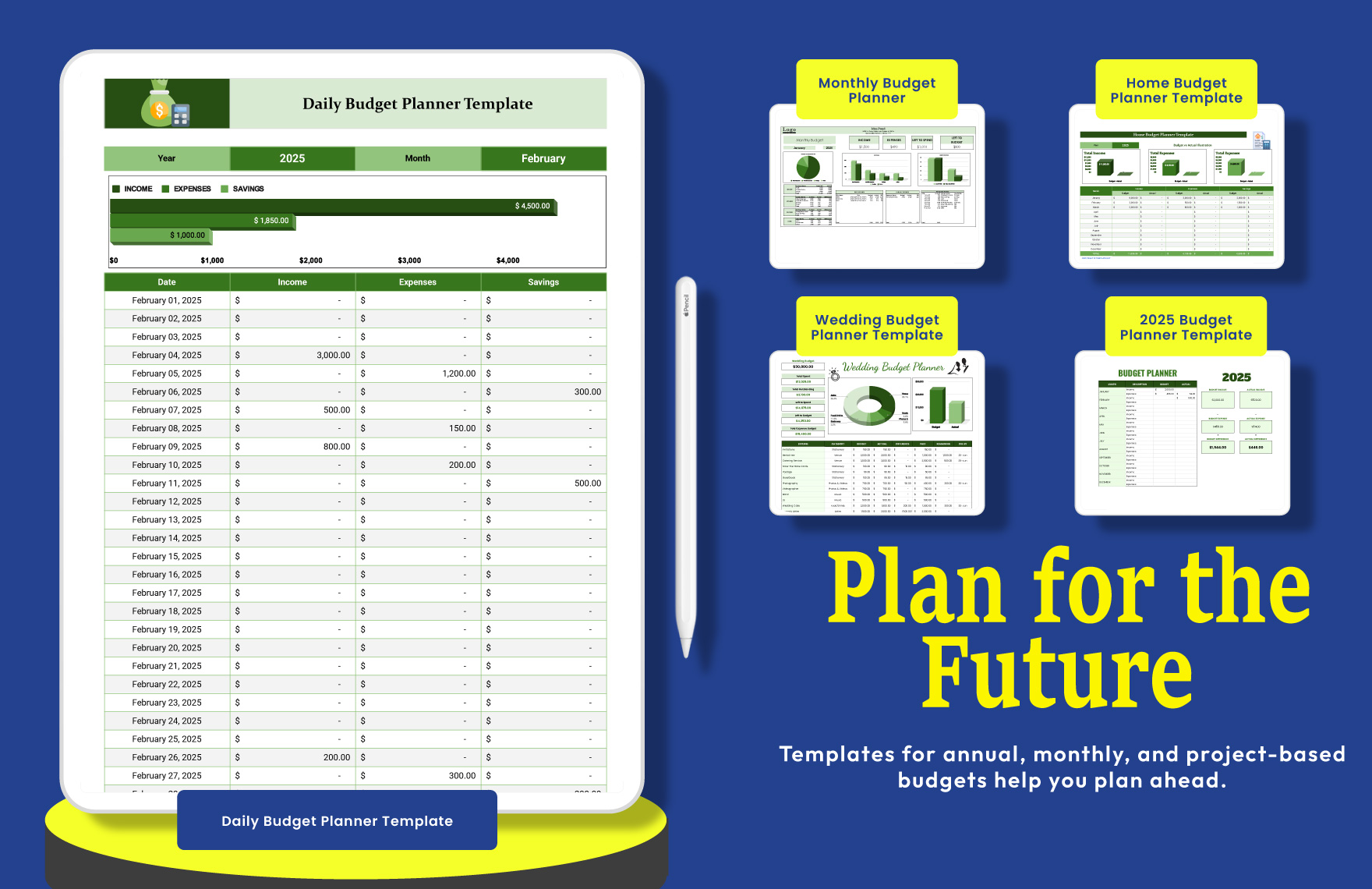 15+ Budget Planner Template Bundle