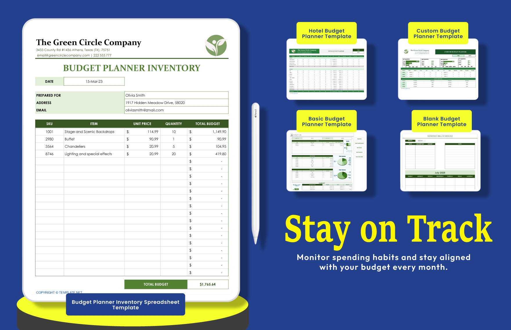 15+ Budget Planner Template Bundle