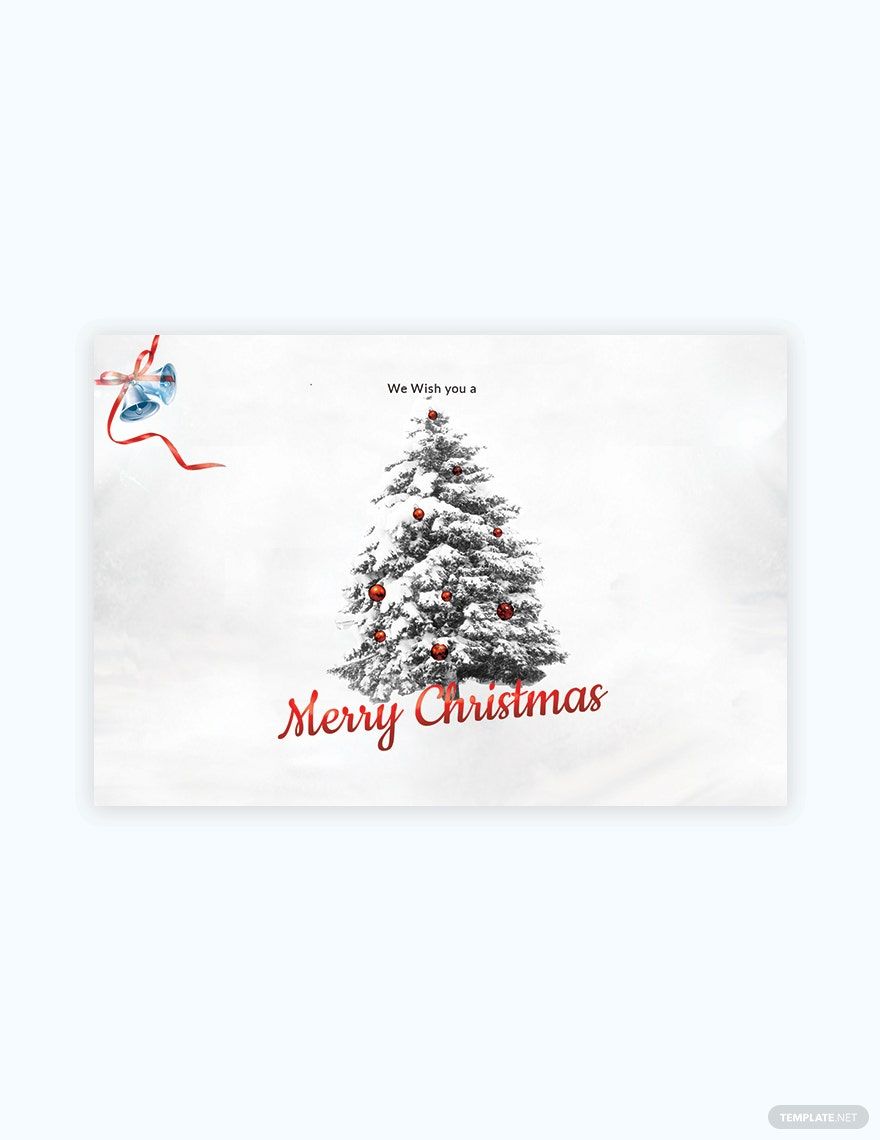 Simple Christmas Card Template