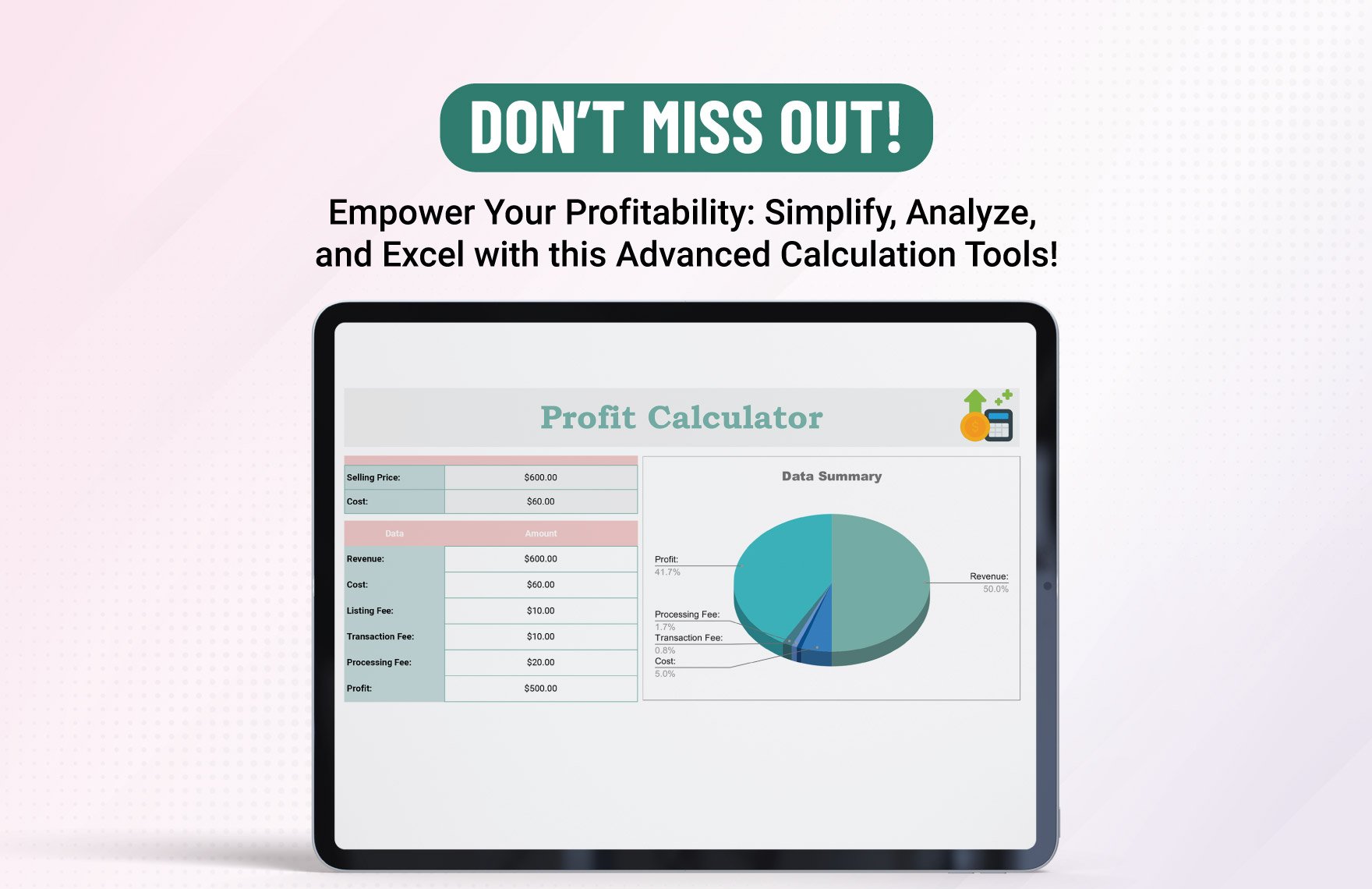 Profit Calculator Template