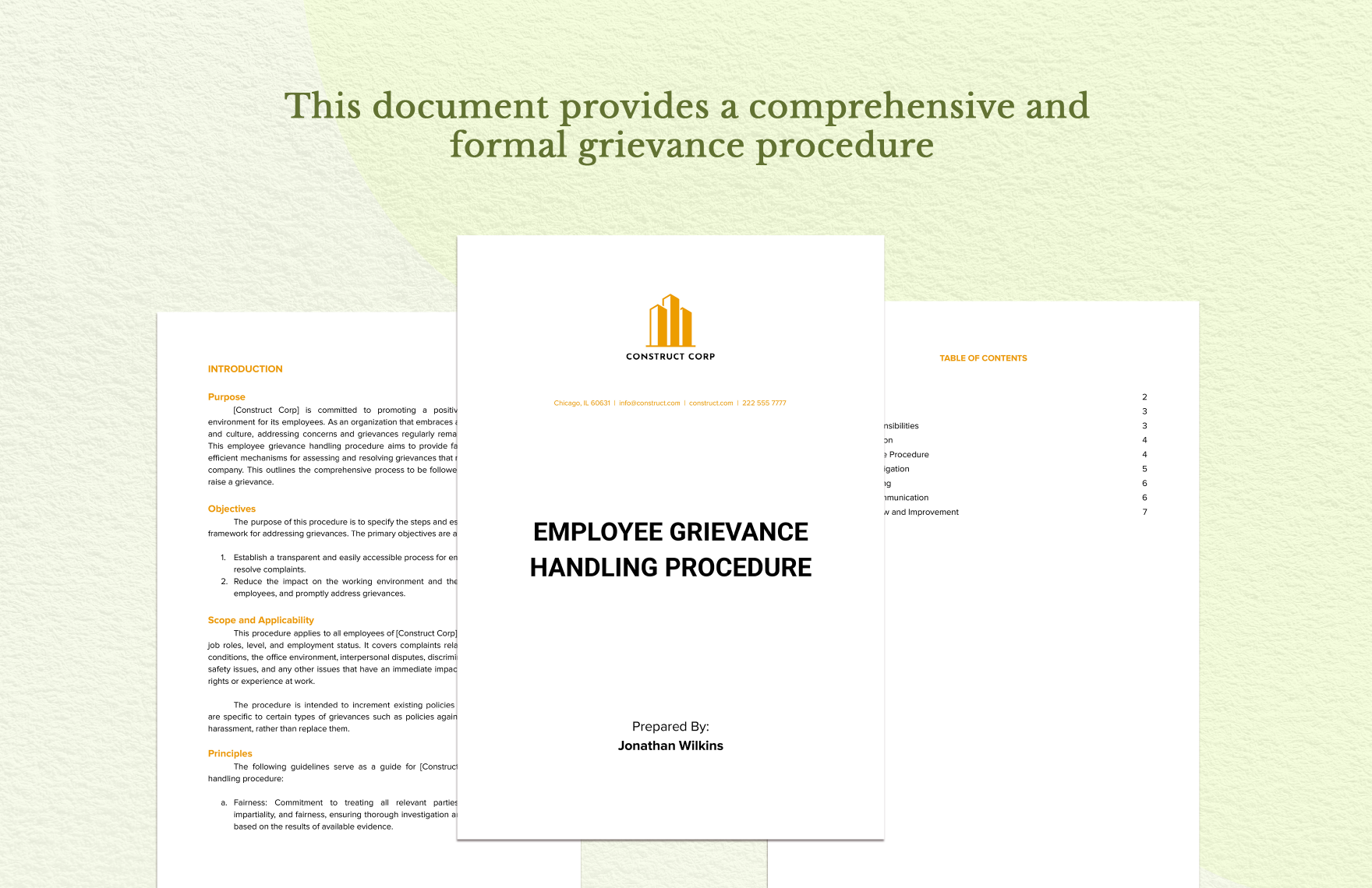 Employee Grievance Handling Procedure