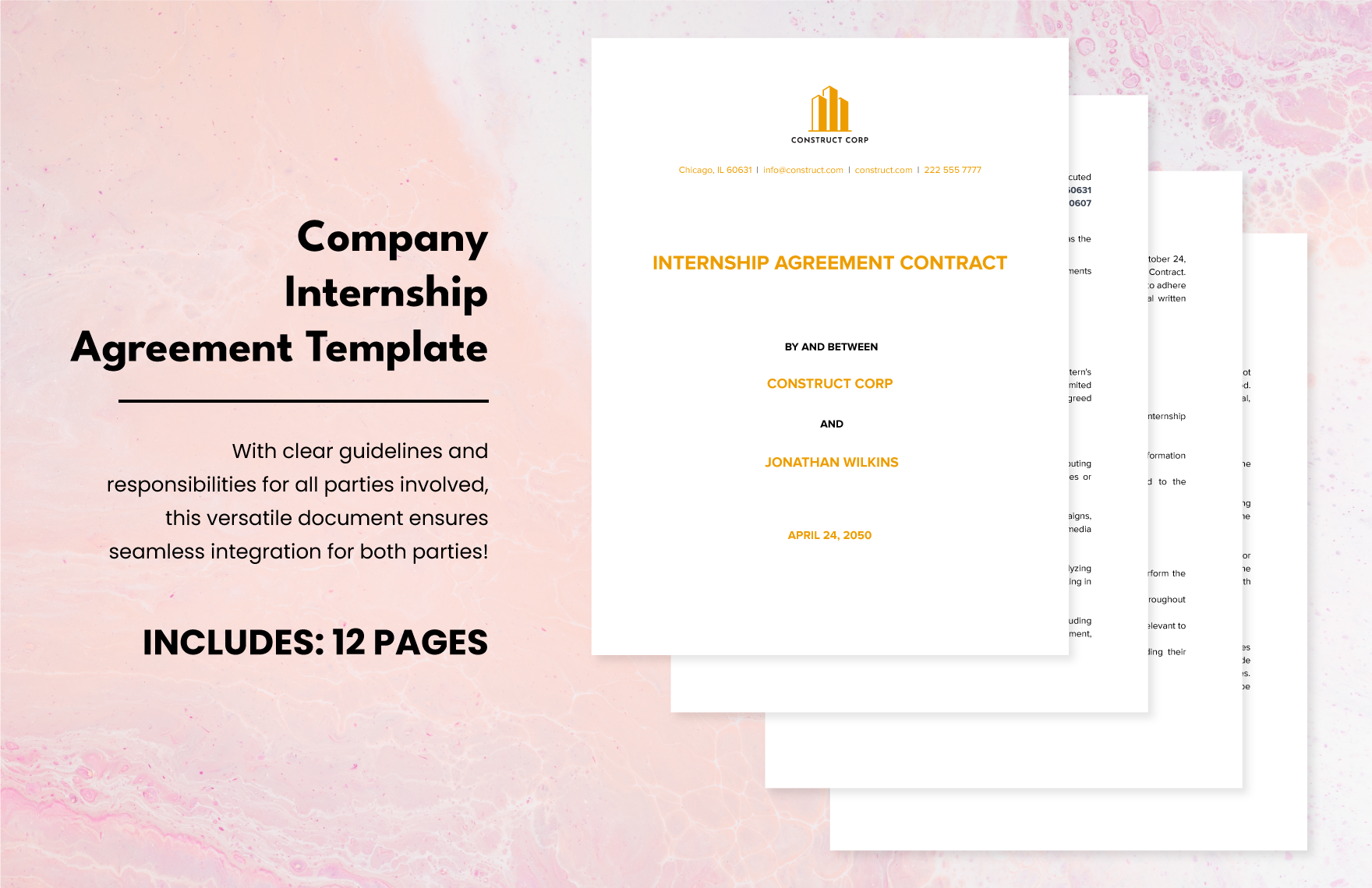 company-internship-agreement-template