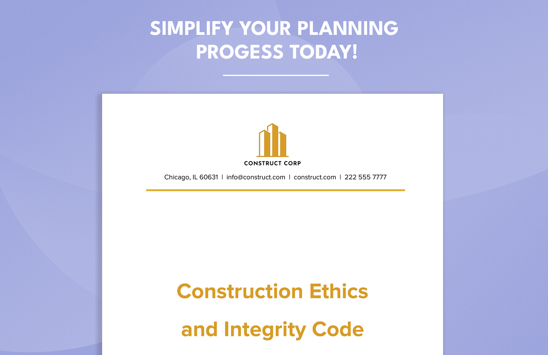 Ethics and Integrity Code