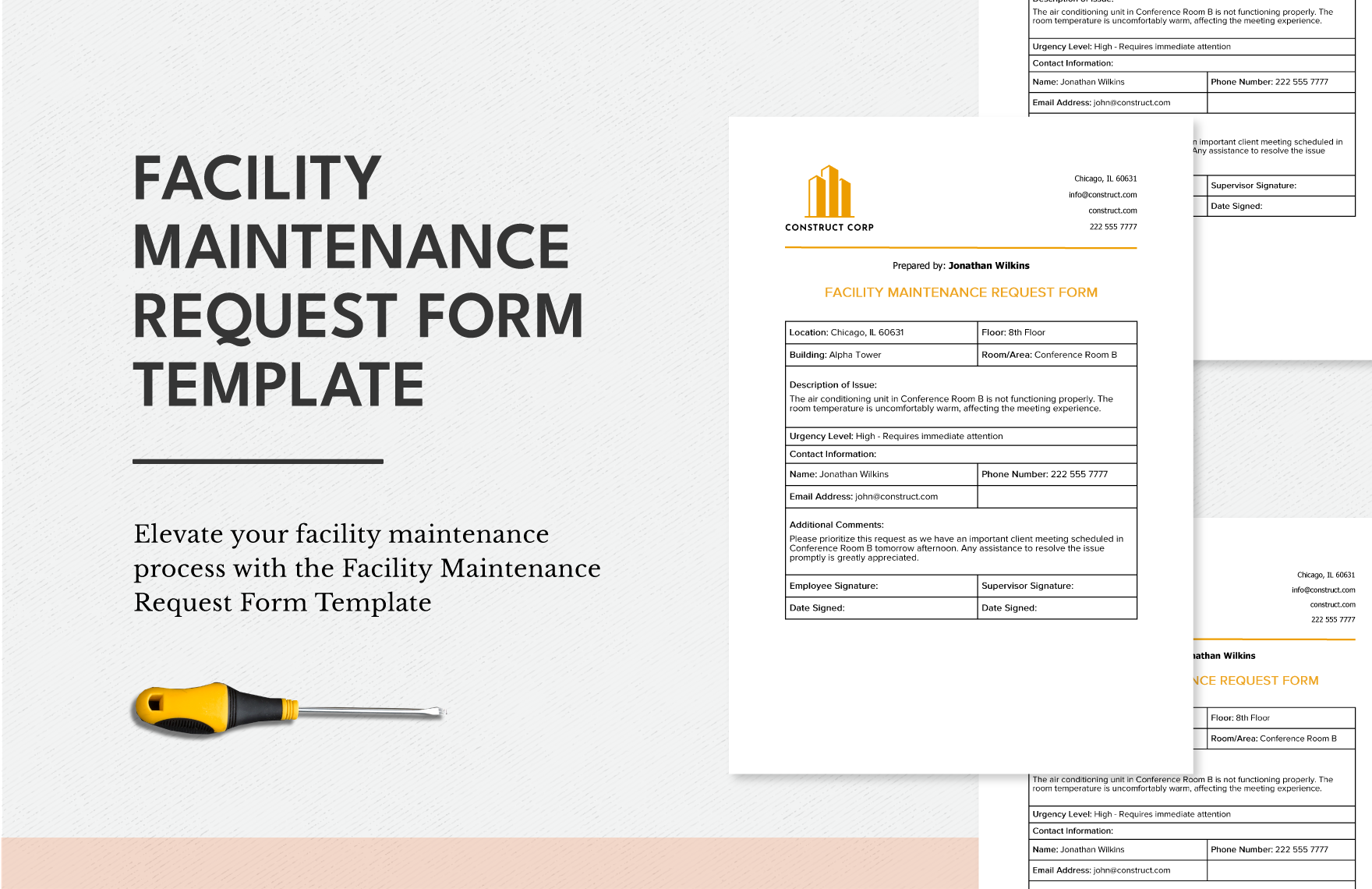 Facility Maintenance Templates - Design, Free, Download | Template.net