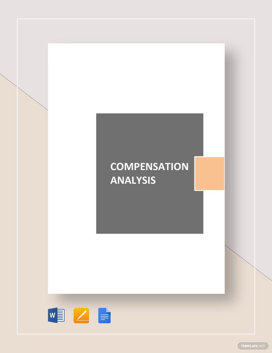 Sample Compensation Analysis Template