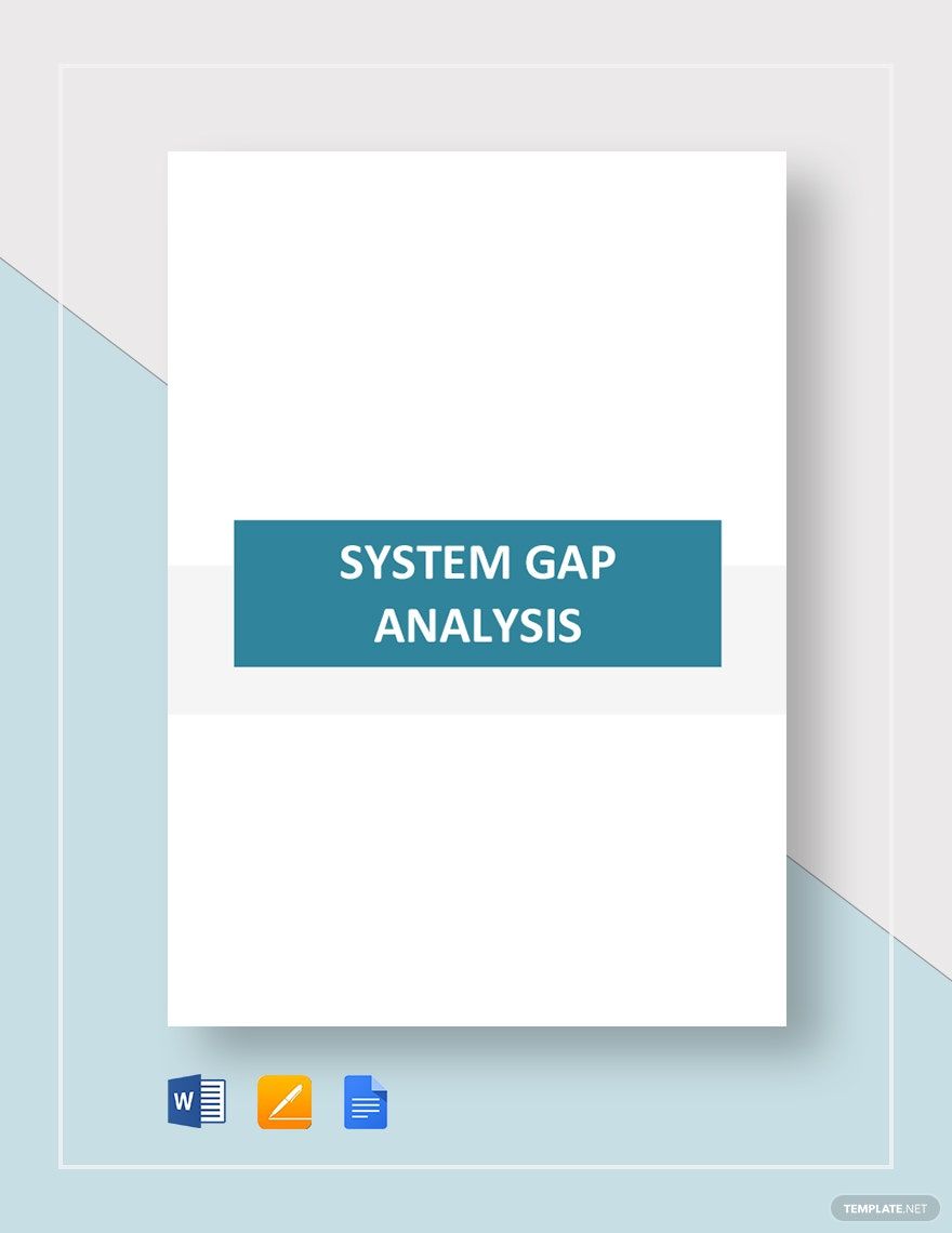 System Gap Analysis Template