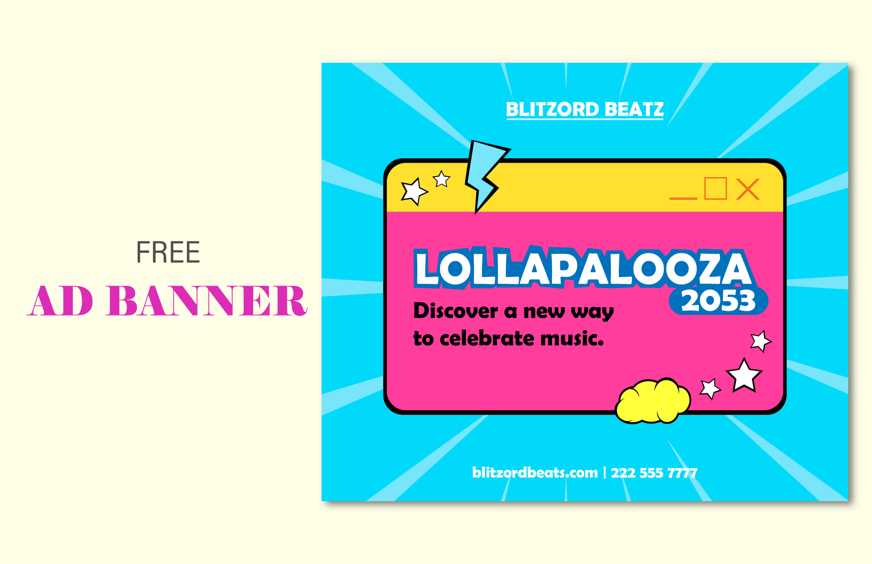 Lollapalooza Ad Banner