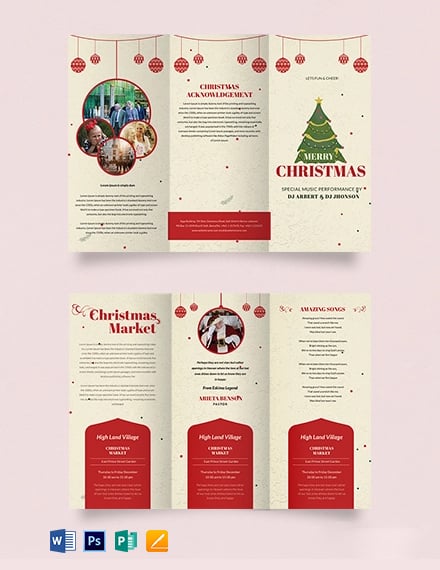 apple pages tri fold brochure templates