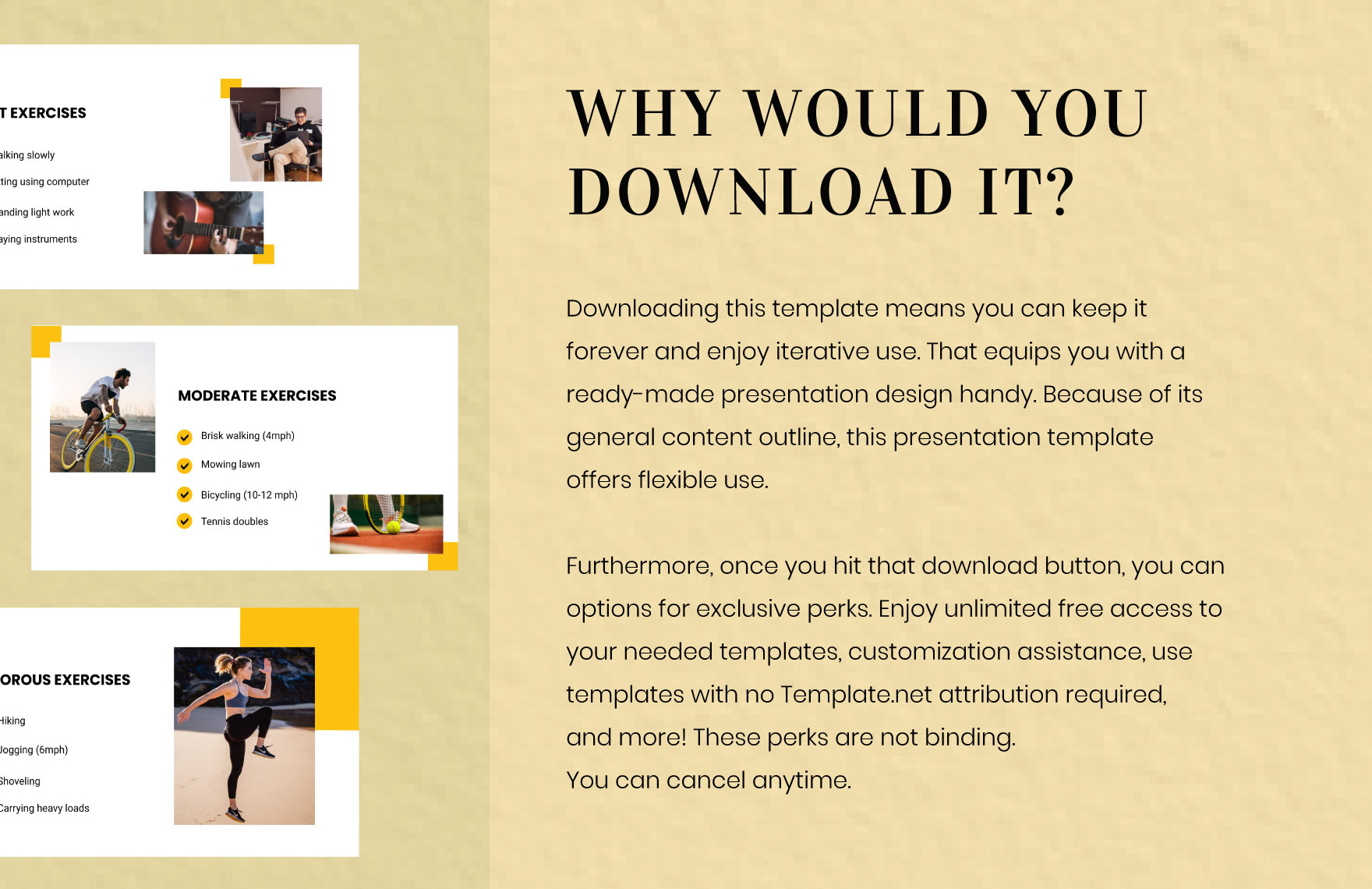 Free Simple Presentation Template to Edit Online