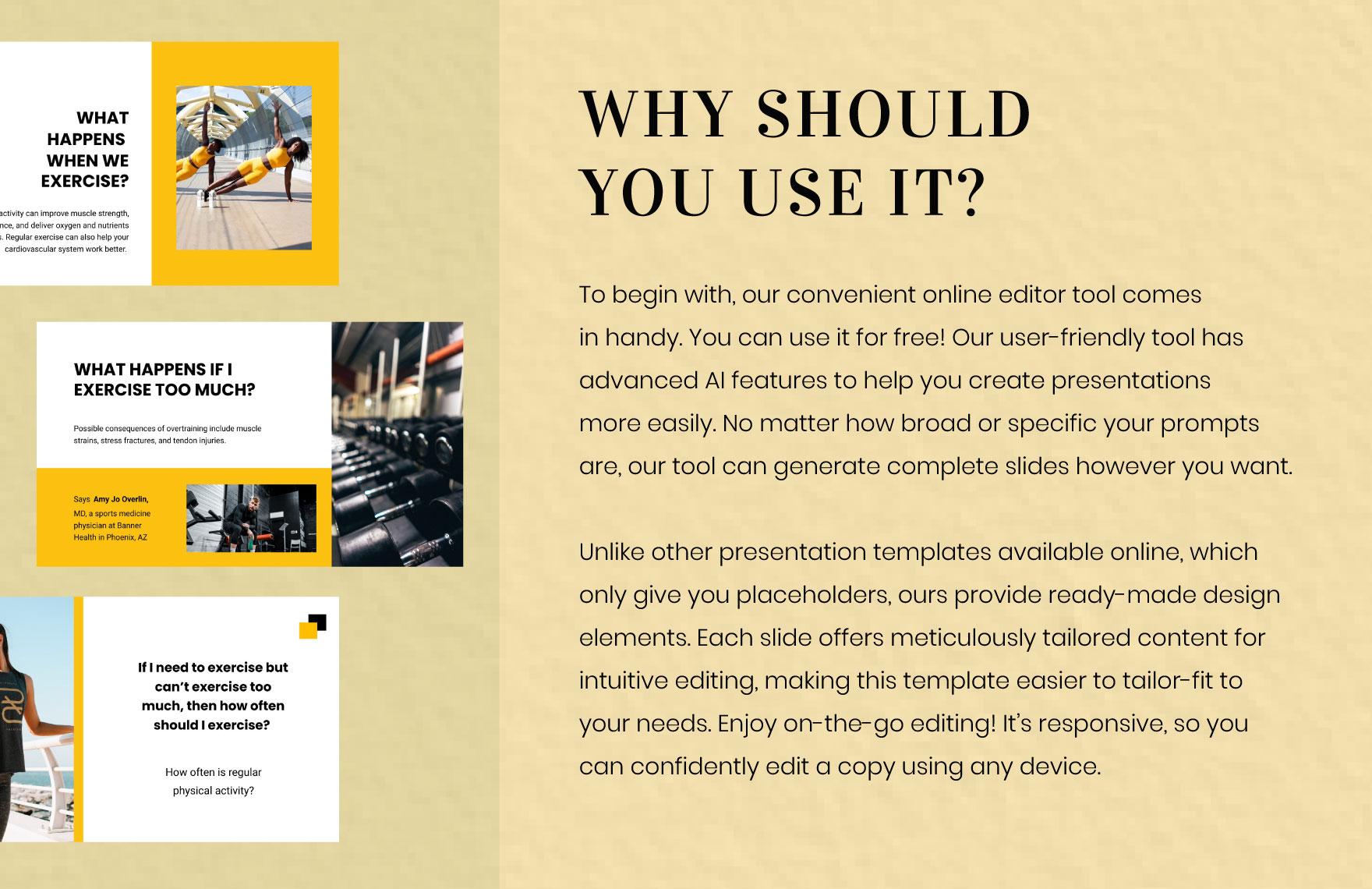 Free Simple Presentation Template to Edit Online