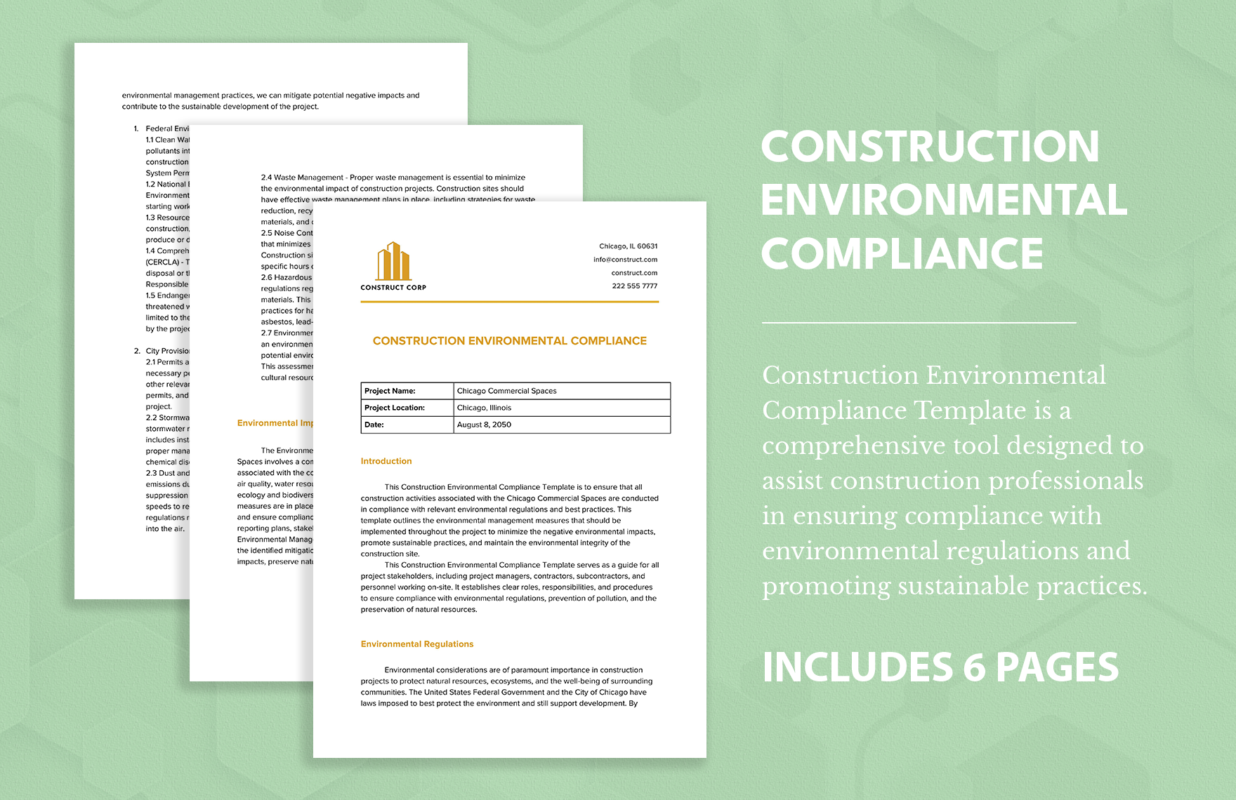 Construction Environmental Compliance