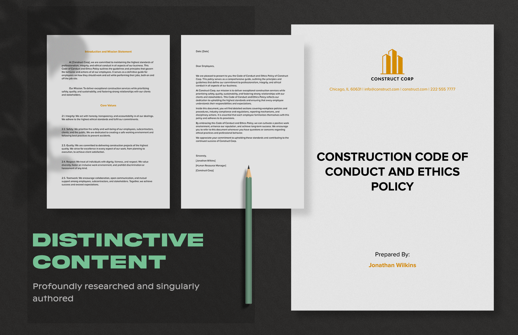 10+ Construction HR Policy Template Bundle