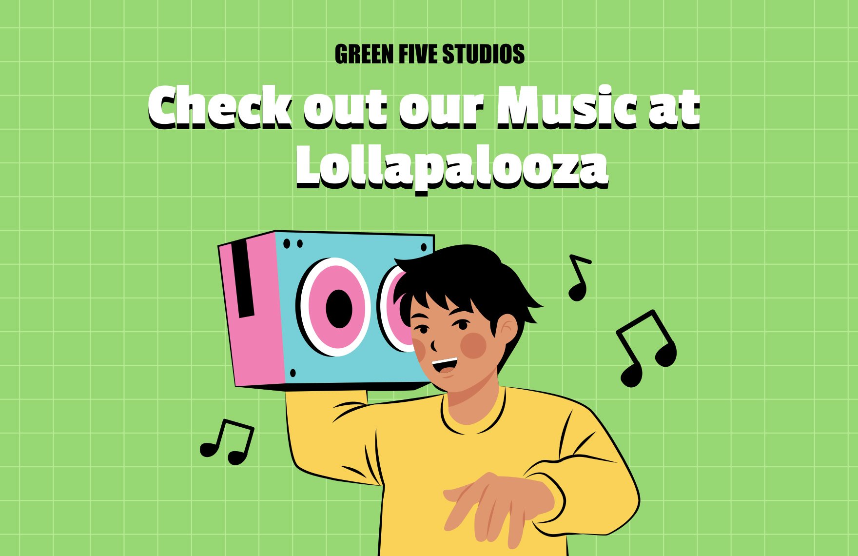 Lollapalooza Business Banner