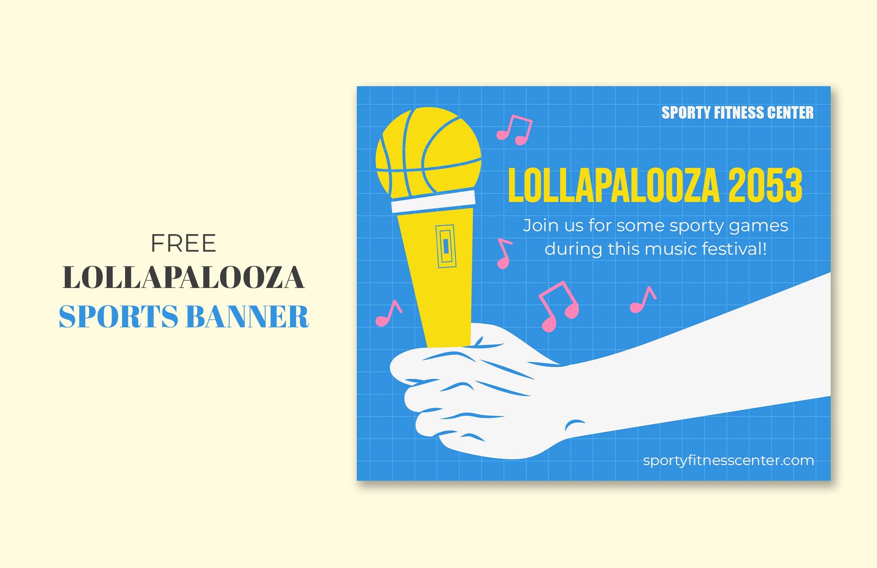 Lollapalooza Sports Banner