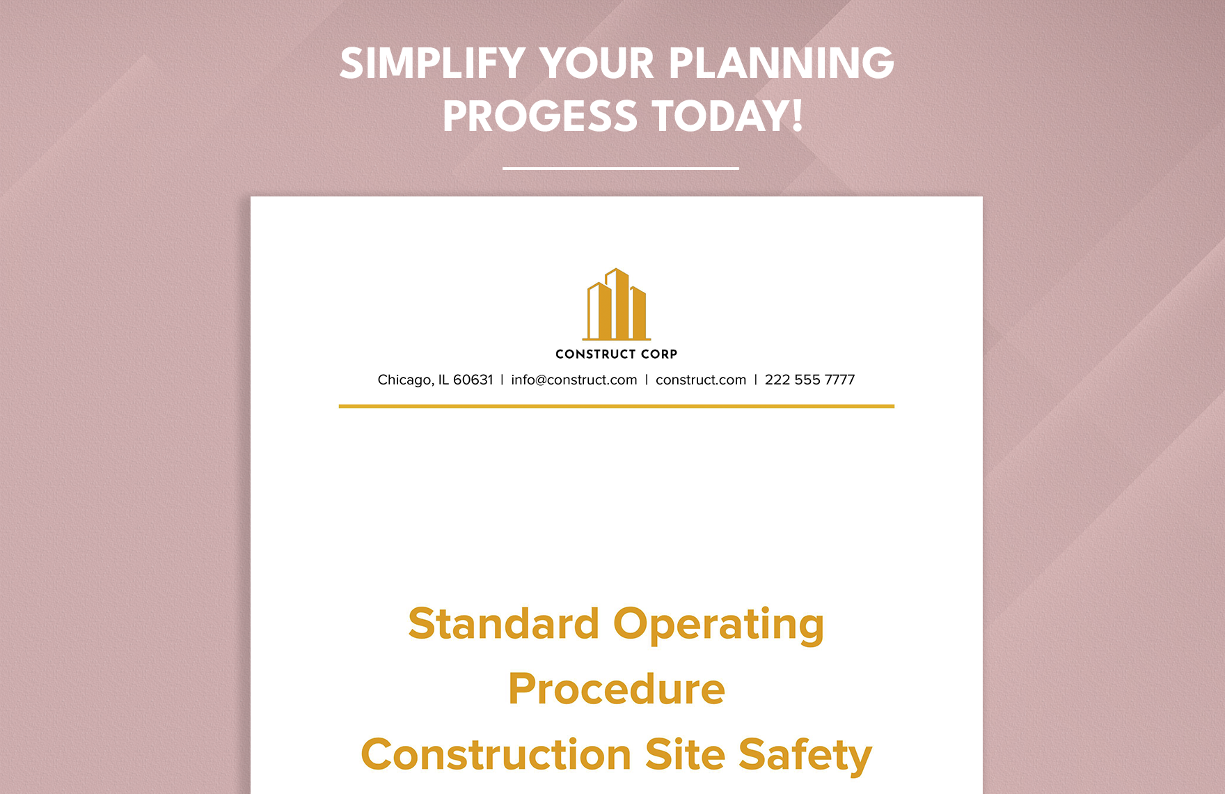 Construction Site Safety SOP