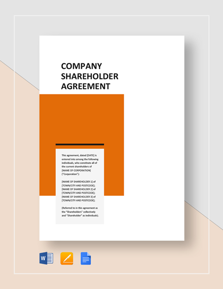 Nominee Shareholder Agreement Template