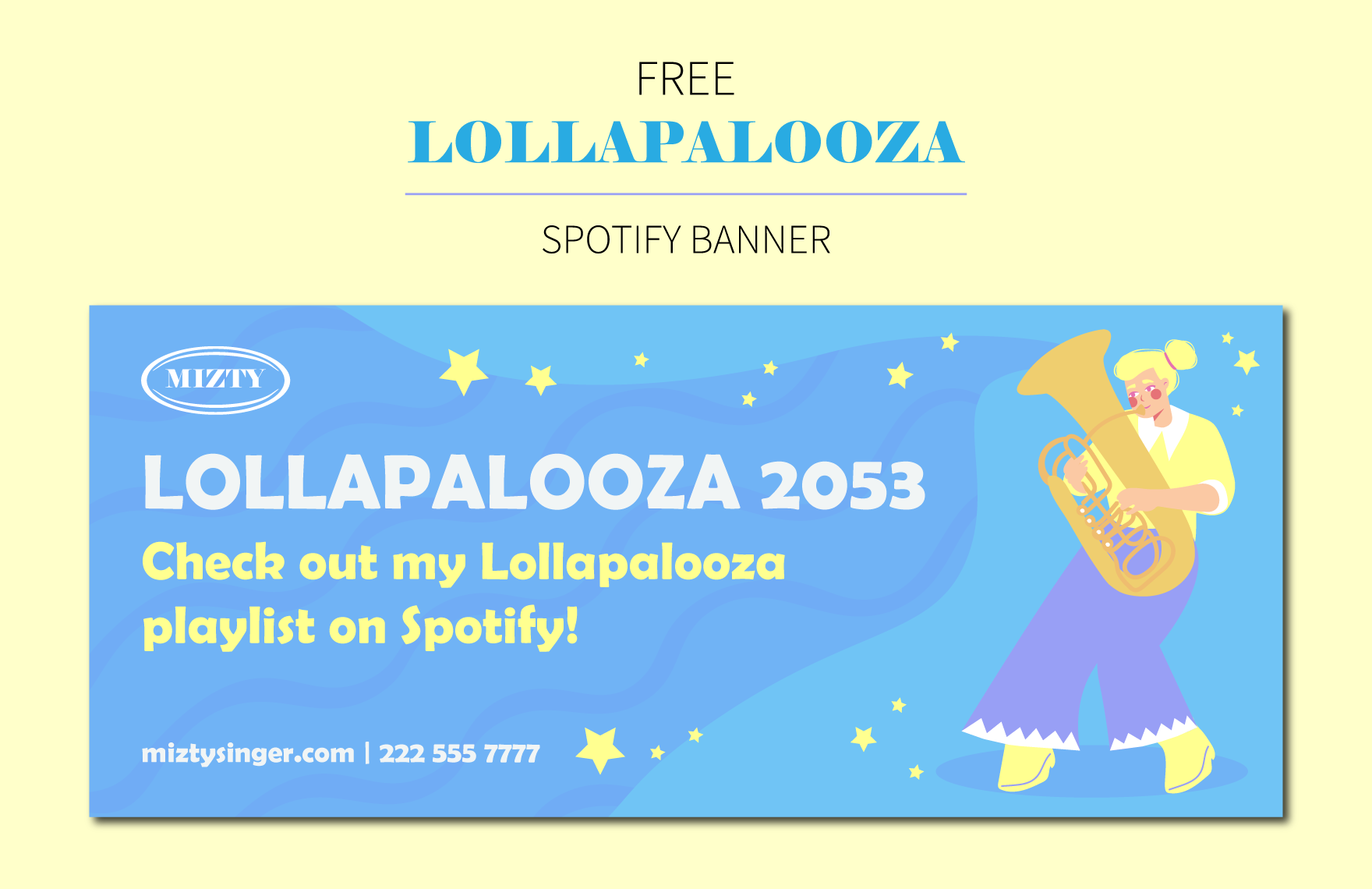 Lollapalooza Spotify Banner