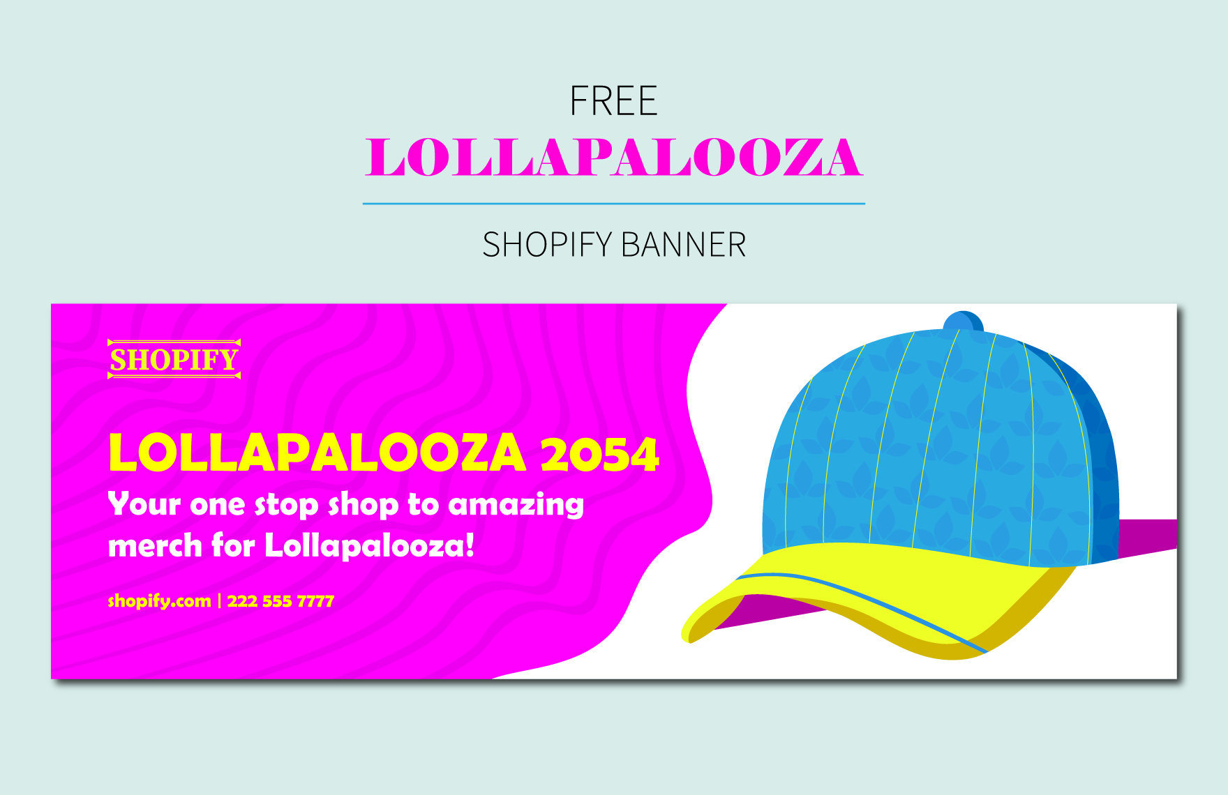 Lollapalooza Shopify Banner