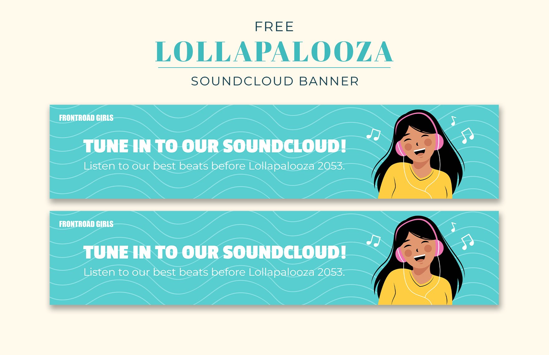 Lollapalooza Soundcloud Banner