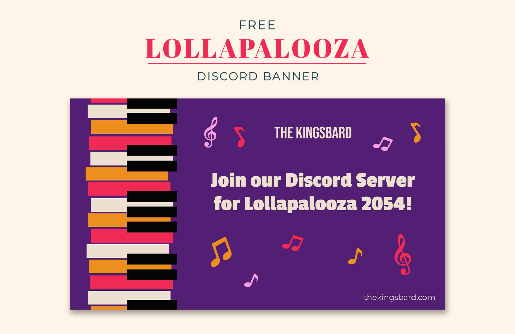 Lollapalooza Discord Banner