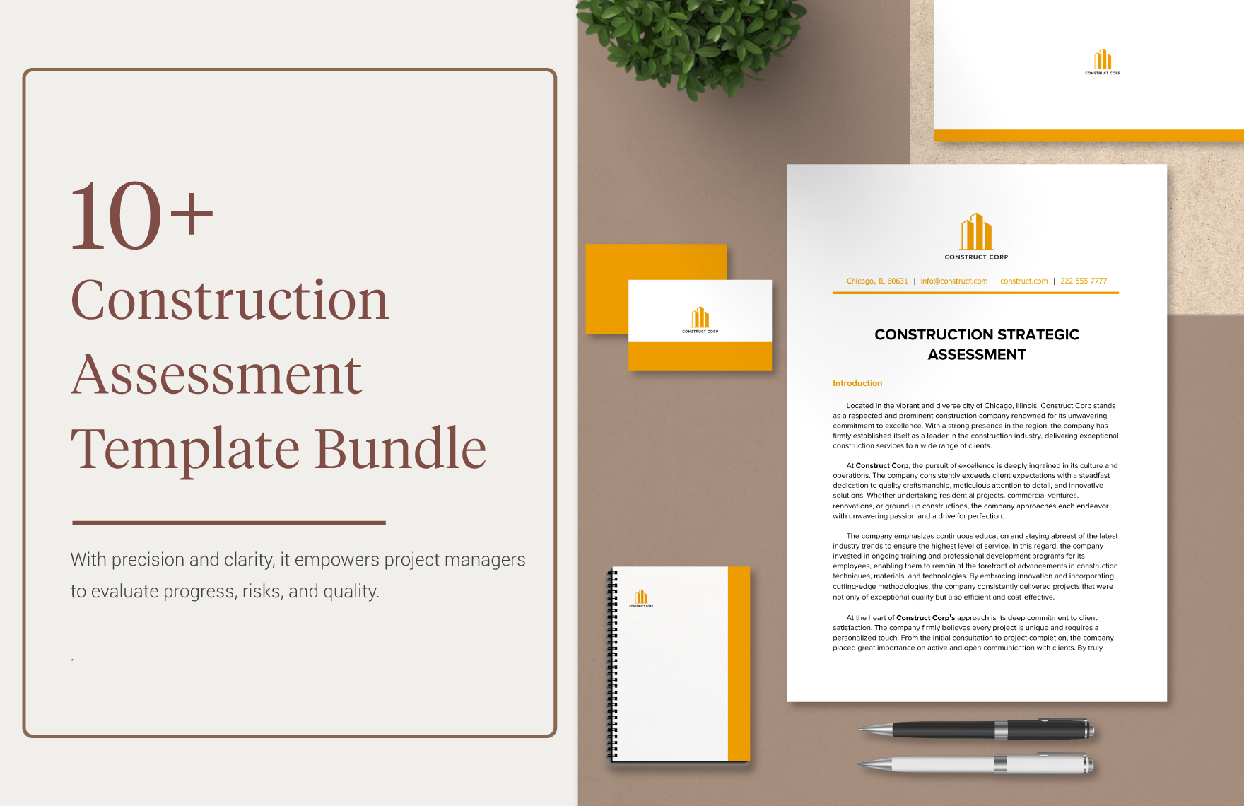 10+ Construction Assessment Template Bundle