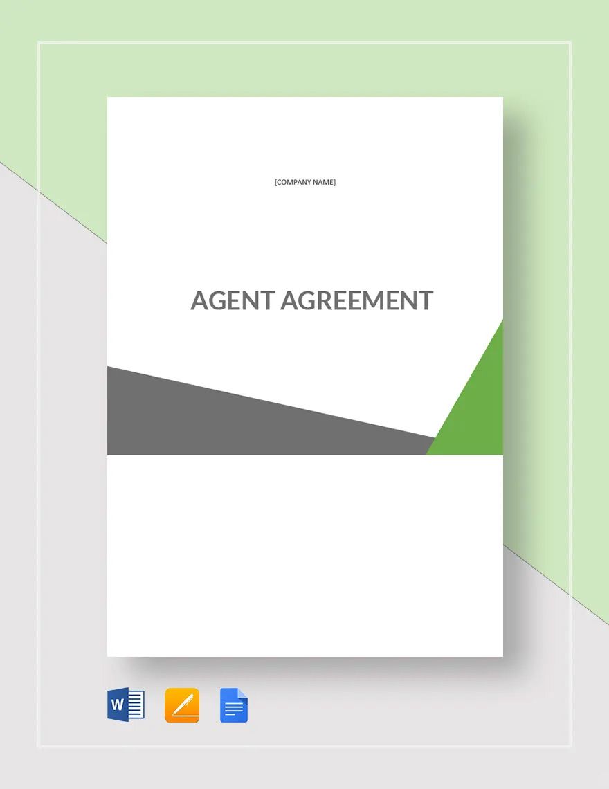 Agent Agreement Template